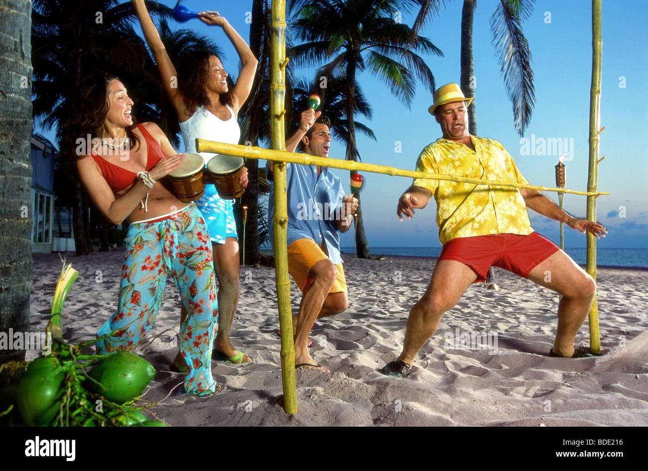 vacationers-have-fun-doing-the-limbo-BDE216.jpg