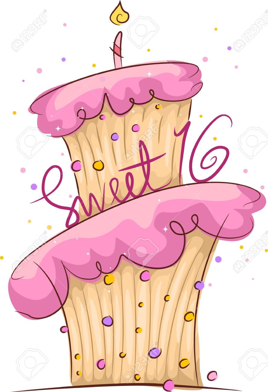 9456858-Illustration-of-a-Cake-with-a-Sweet-16-Sign-Stock-Illustration-birthday.jpg